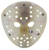Ari Lehman "F*** Freddy!" Signed Yellow Jason Mask w/ Red Sig BAS Witnessed