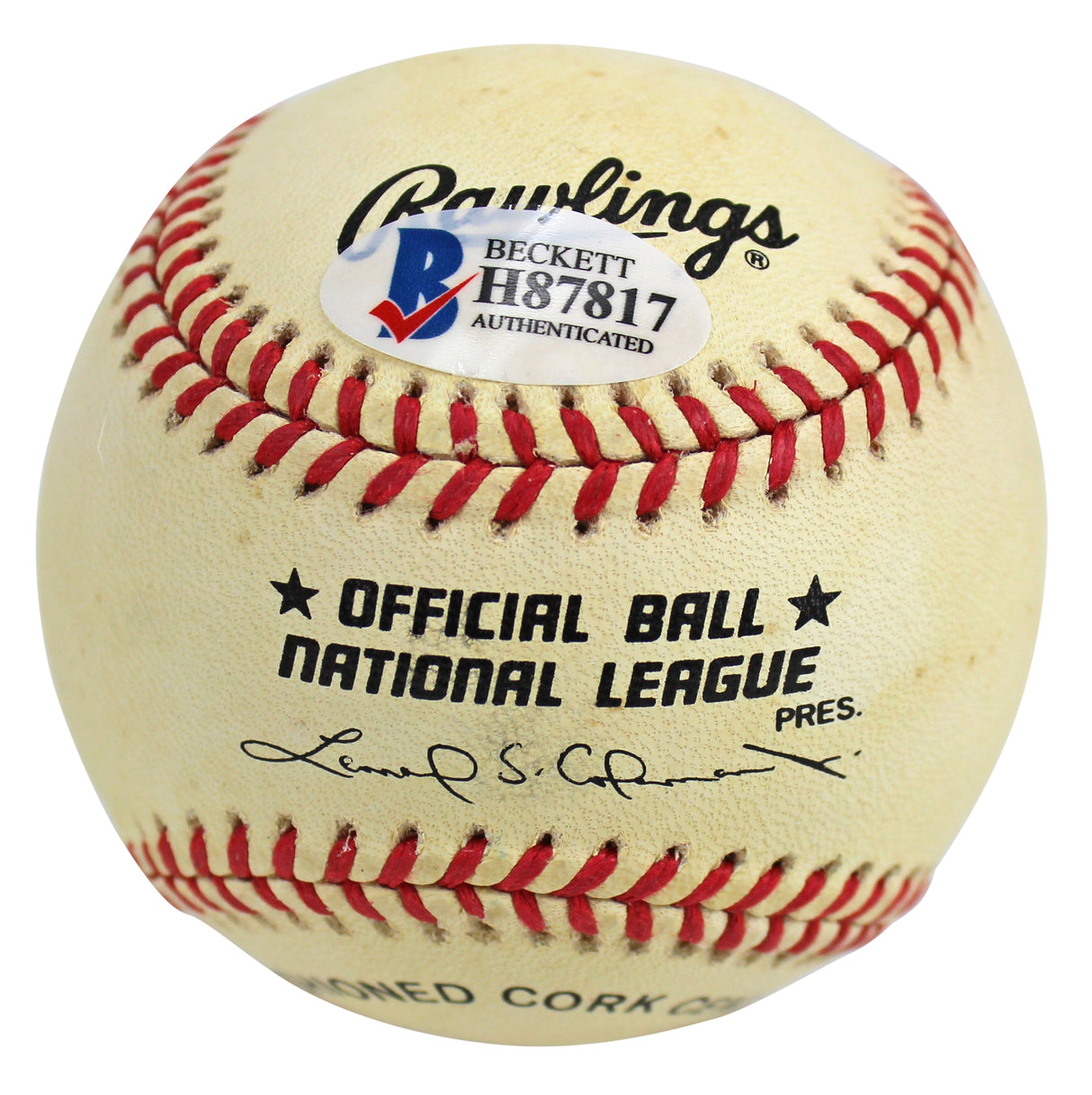 Mets Tom Seaver Authentic Signed Coleman Onl Baseball Autographed BAS #H87817