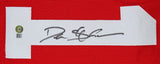 Deion Sanders Authentic Signed Red Pro Style Jersey Autographed BAS Witnessed