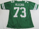Joe Klecko Signed Auto Replica Jets Jersey JSA Witness