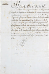 King Louis XVI Authentic Signed 8.5x13 1786 Document Dated BAS #AA03419