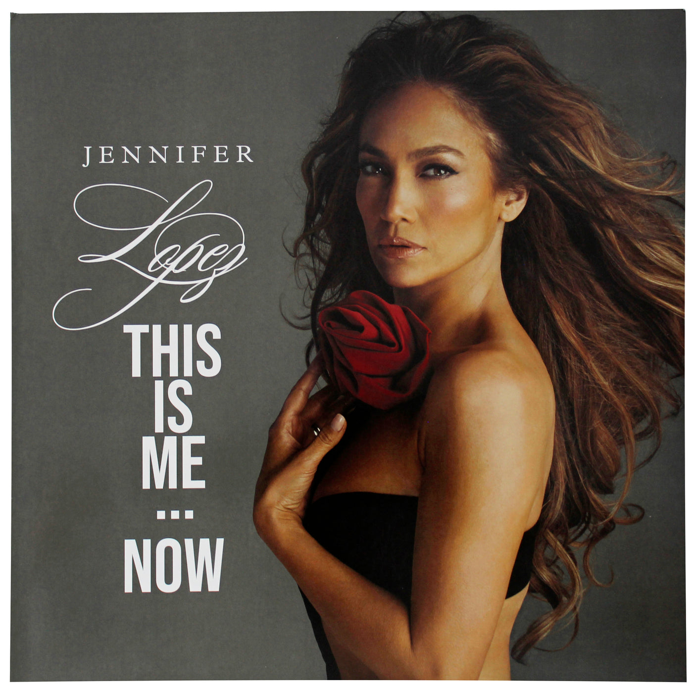 Jennifer Lopez Signed This Is Me...Now Album Flat w/ Album & Vinyl Black Sig JSA