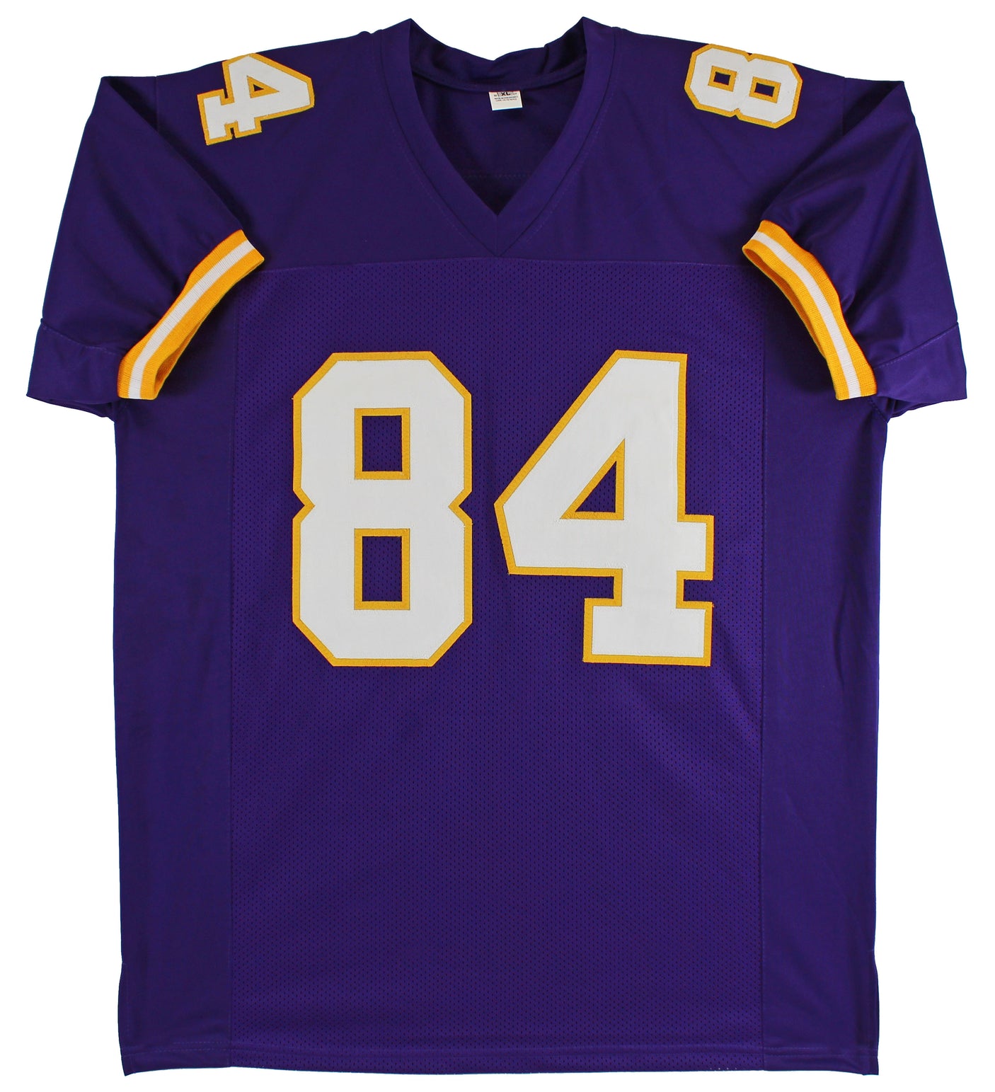 Randy Moss Authentic Signed Purple Pro Style Jersey Autographed BAS Witnessed