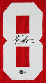49ers George Kittle Authentic Signed Red Jersey Autographed BAS Witnessed