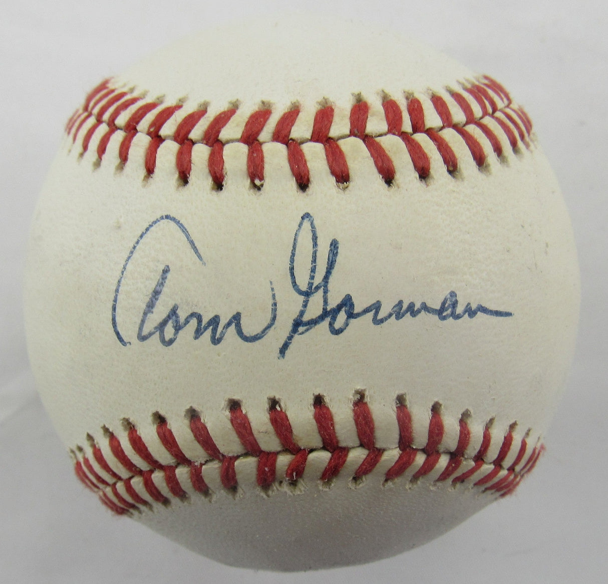 Tom Gorman Signed Auto Rawlings Baseball JSA CD18149