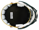 Packers Sterling Sharpe "HOF 25" Signed F/S Speed Rep Helmet W/ Case BAS Witness