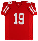 Deebo Samuel Authentic Signed Red Pro Style Jersey Autographed JSA