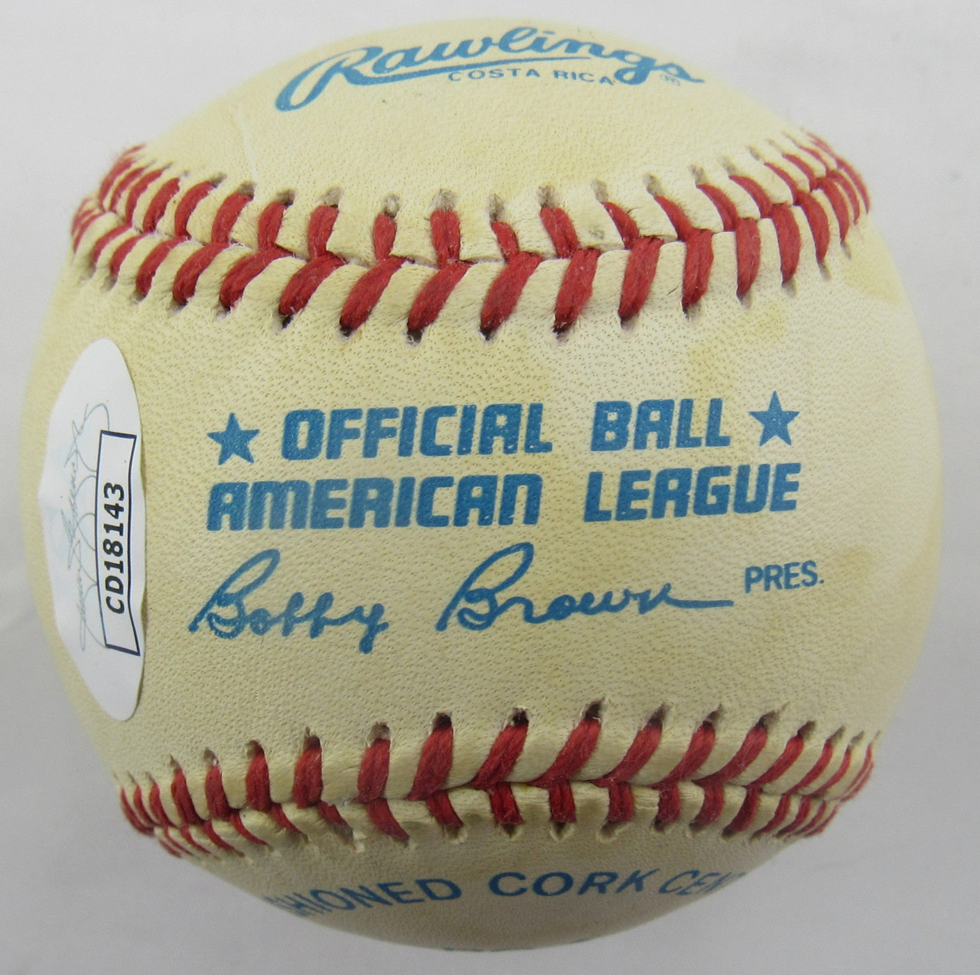 Joe Carter Signed Auto Rawlings Baseball JSA CD18143