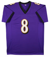 Trent Dilfer Authentic Signed Purple Pro Style Jersey Autographed BAS Witnessed