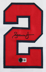 Andruw Jones Authentic Signed White Pro Style Framed Jersey Autographed BAS