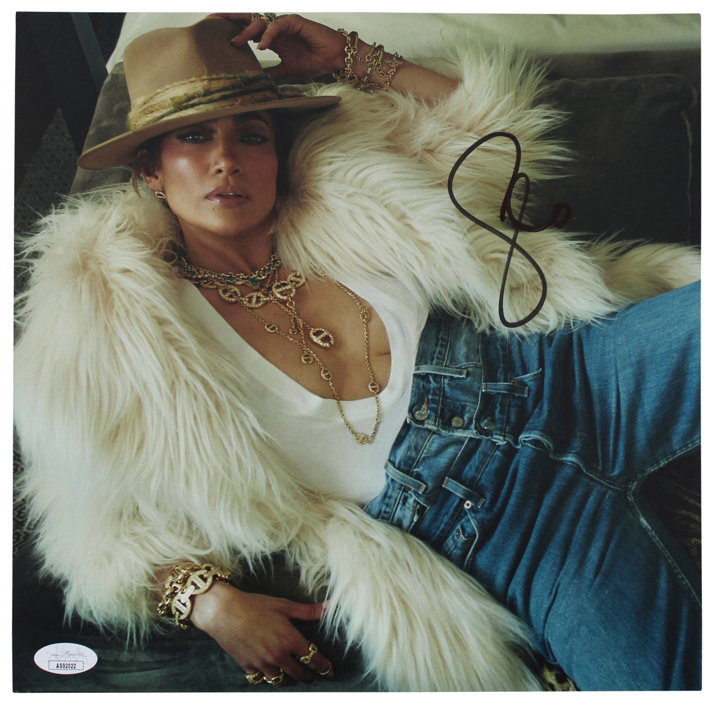 Jennifer Lopez Signed This Is Me...Now Album Flat w/ Album & Vinyl Black Sig JSA