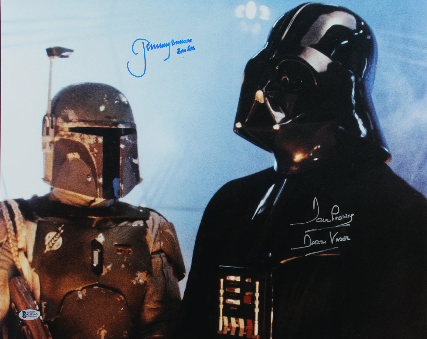 David Prowse & Jeremy Bulloch Star Wars Authentic Signed 16x20 Photo BAS #C58866