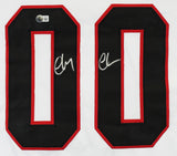 Chevy Chase Christmas Vacation 2x Signed White Santa Clark Jersey BAS #1W374746