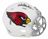 Cardinals Kurt Warner Authentic Signed Speed Mini Helmet w/ Case BAS Witnessed