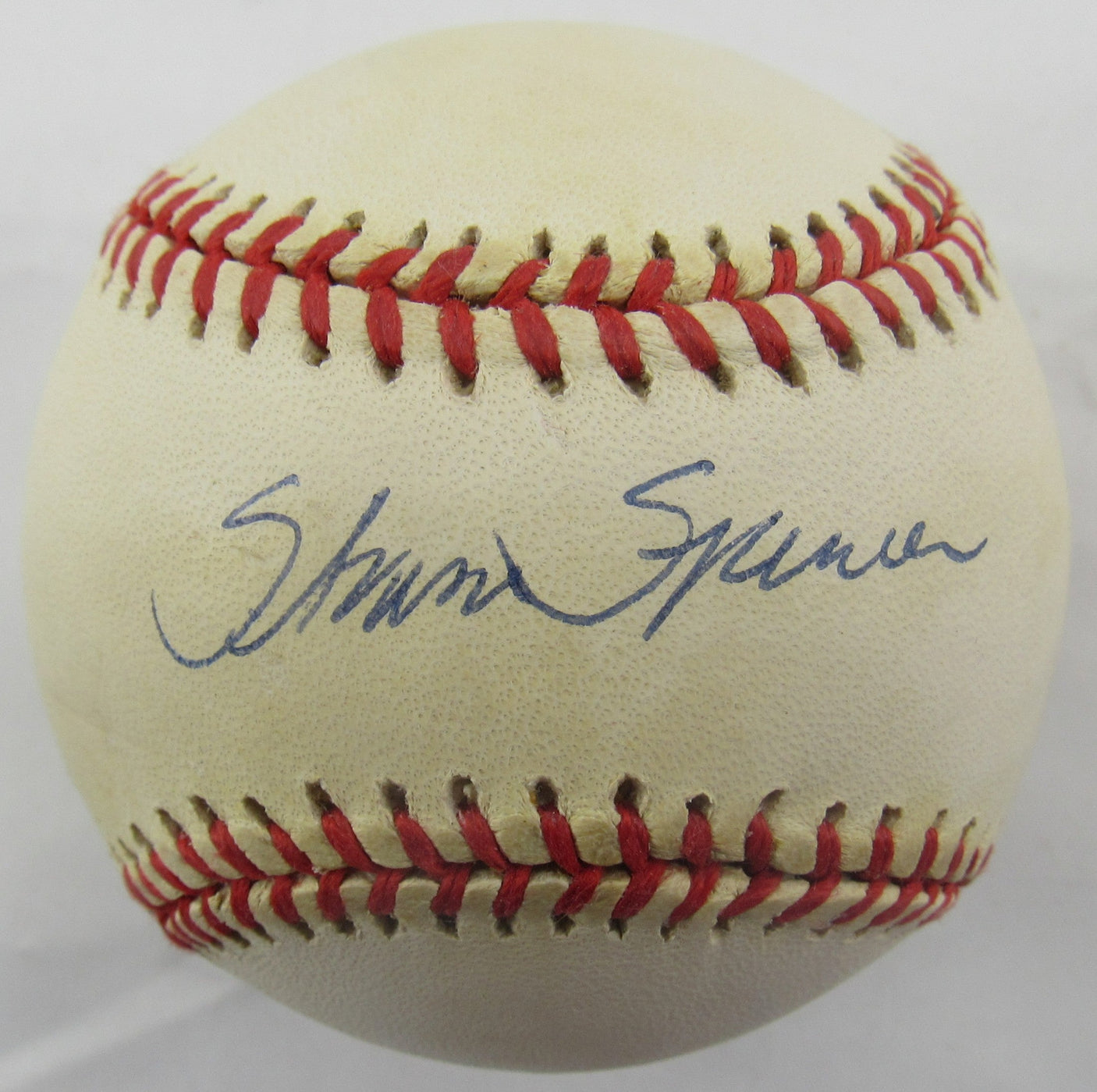 Shane Spencer Signed Auto Rawlings 1998 World Series Baseball JSA CD18191