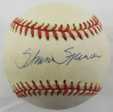 Shane Spencer Signed Auto Rawlings 1998 World Series Baseball JSA CD18191