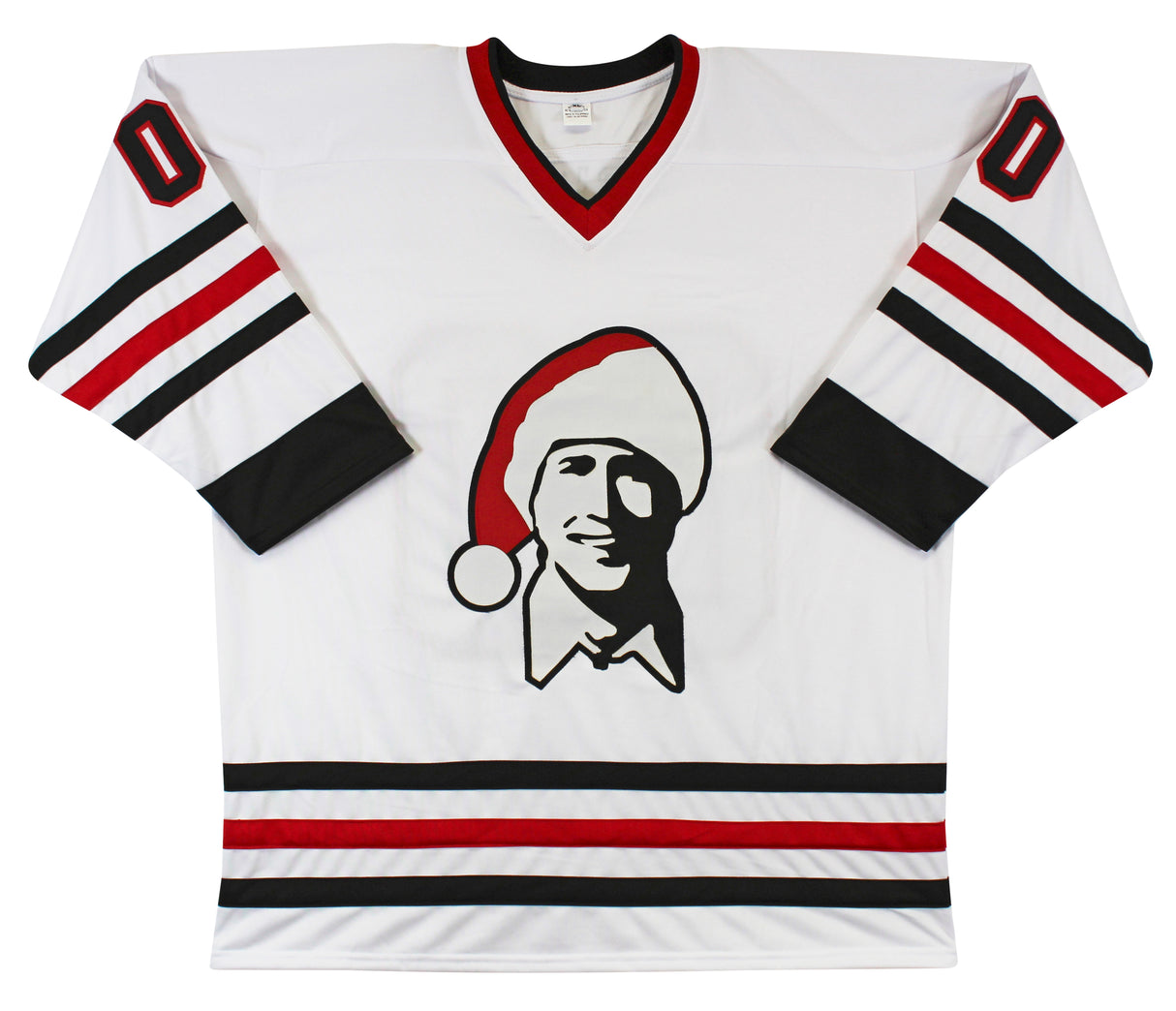 Chevy Chase Christmas Vacation 2x Signed White Santa Clark Jersey BAS #1W374746