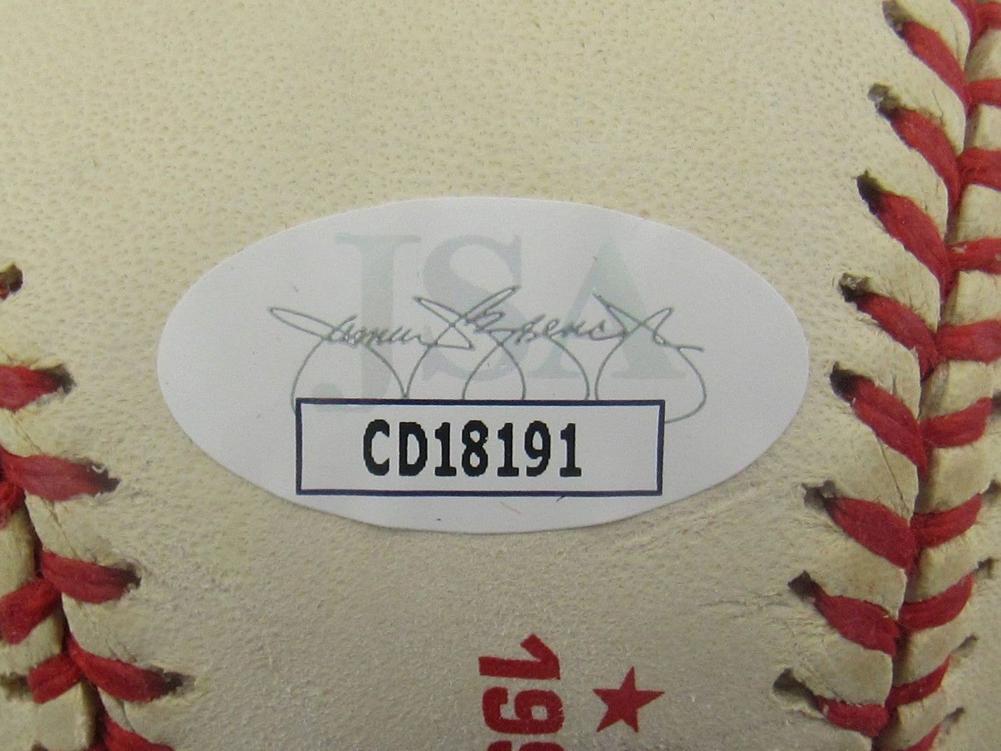 Shane Spencer Signed Auto Rawlings 1998 World Series Baseball JSA CD18191