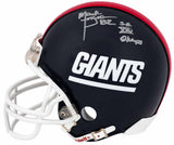 Mark Ingram Signed New York Giants Throwback Riddell (VSR4) Mini Helmet w/SB XXV Champs