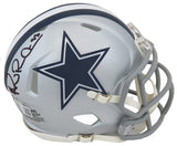 Michael Irvin Signed Dallas Cowboys Riddell Speed Mini Helmet (Beckett)