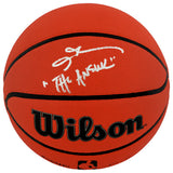 Allen Iverson Signed Wilson Indoor/Outdoor NBA Basketball w/The Answer