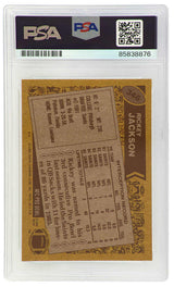 Rickey Jackson Signed Saints 1986 Topps Football Trading Card #346 - (PSA/DNA Encapsulated)