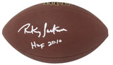 Rickey Jackson Signed Wilson Super Grip Full Size NFL Football w/HOF 2010