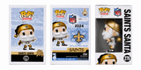 Rickey Jackson Signed New Orleans Saints SANTA Funko Pop Doll #276 w/HOF 2010
