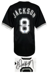 Bo Jackson Signed Black Custom Baseball Jersey - (Beckett)