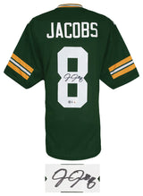 Josh Jacobs Signed Green Custom Football Jersey - (Beckett)