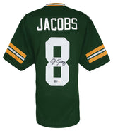 Josh Jacobs Signed Green Custom Football Jersey - (Beckett)