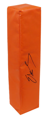 Edgerrin James Signed Orange Endzone Football Pylon