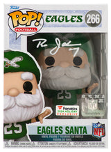 Ron Jaworski Signed Philadelphia Eagles SANTA Funko Pop Doll #266
