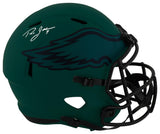 Ron Jaworski Signed Philadelphia Eagles RAVE Riddell Full Size Speed Replica Helmet