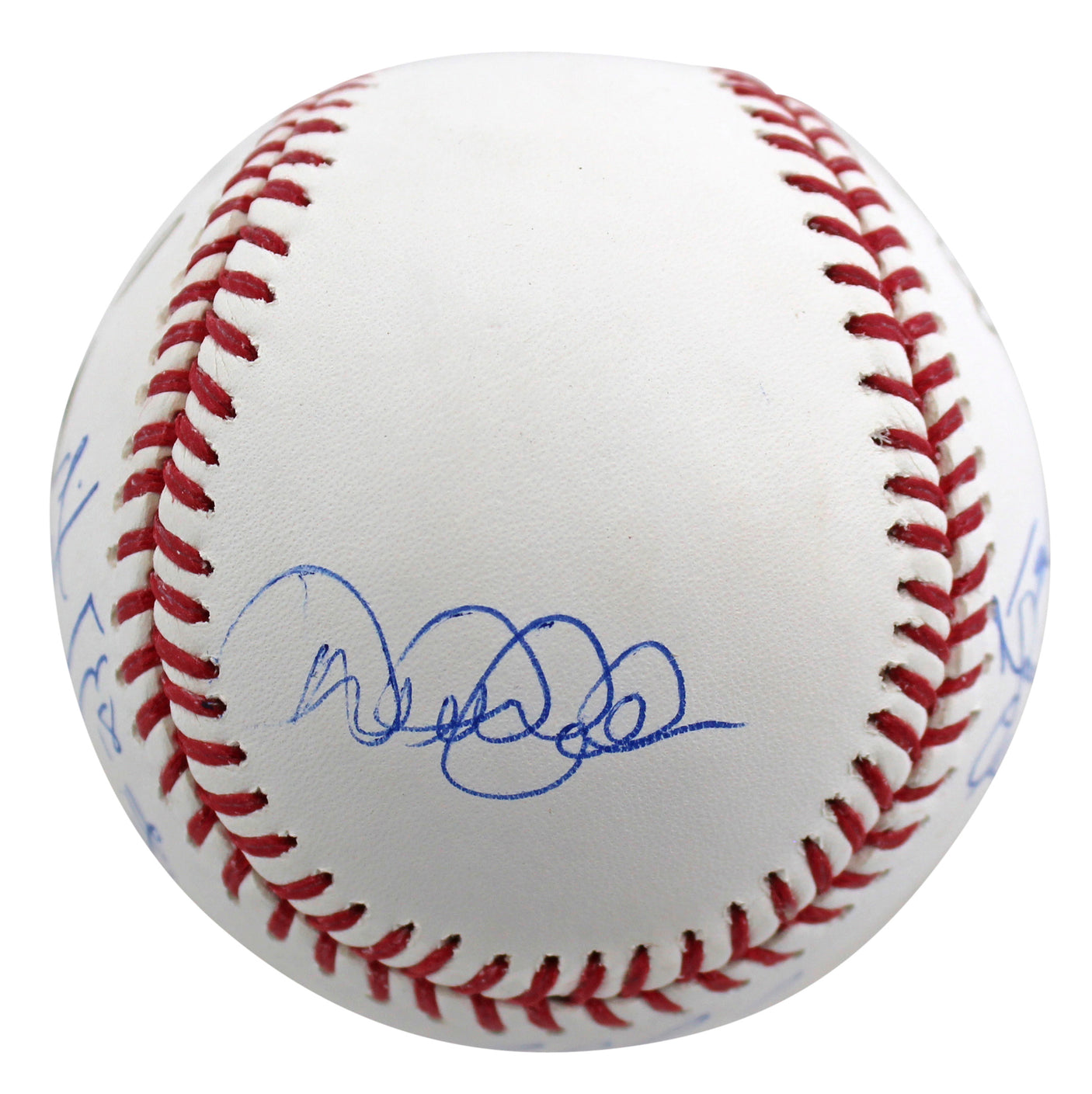 2009 Yankees (9) Jeter Rivera Posada Signed 2009 WS Logo Oml Baseball Steiner 1