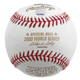 2009 Yankees (9) Jeter Rivera Posada Signed 2009 WS Logo Oml Baseball Steiner 1