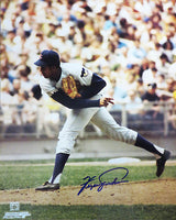 Fergie Jenkins Signed Chicago Cubs Pitching 8x10 Photo