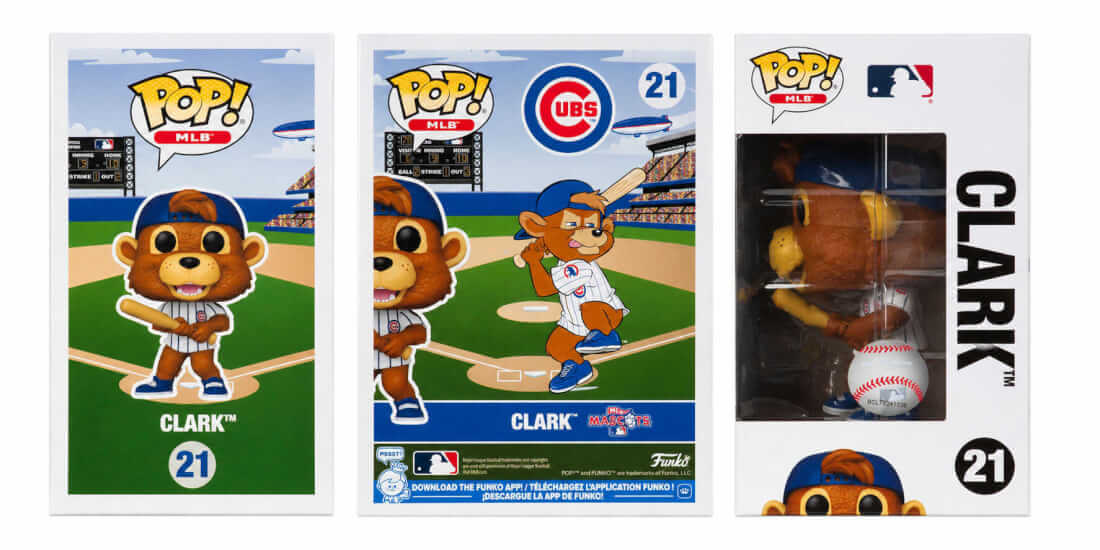 Fergie Jenkins Signed Chicago Cubs Clark Mascot Funko Pop Doll #21 w/HOF'91
