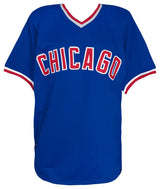 Fergie Jenkins Signed Blue Custom Basball Jersey w/HOF'91 - (Beckett)