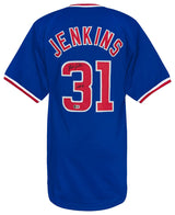 Fergie Jenkins Signed Blue Custom Basball Jersey w/HOF'91 - (Beckett)
