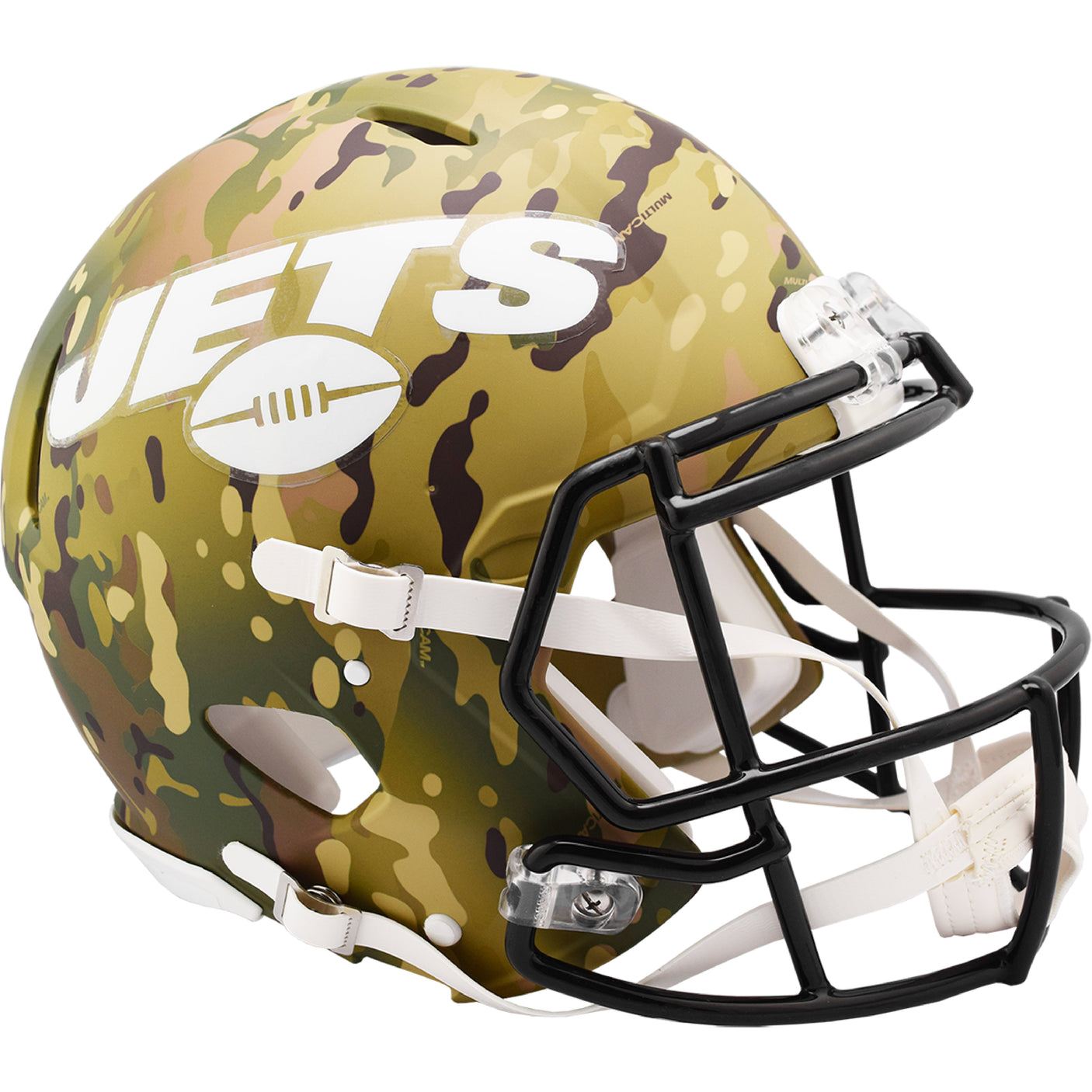 New York Jets CAMO Full Size Authentic Football Helmet