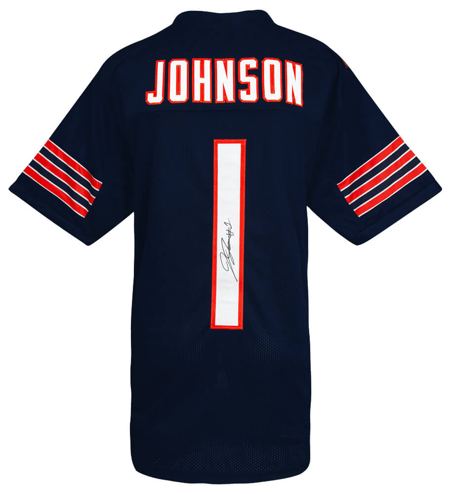 Jaylon Johnson Signed Navy Custom Football Jersey