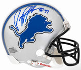 Pepper Johnson Signed Detroit Lions Riddell (VSR4) Mini Helmet