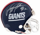 Pepper Johnson Signed New York Giants Throwback Riddell (VSR4) Mini Helmet