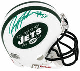 Pepper Johnson Signed New York Jets Throwback Riddell (VSR4) Mini Helmet - (In Green)