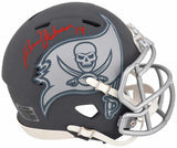 Brad Johnson Signed Tampa Bay Buccaneers SLATE Riddell Speed Mini Helmet