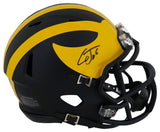 Cornelius Johnson Signed Michigan Wolverines Riddell Speed Mini Helmet