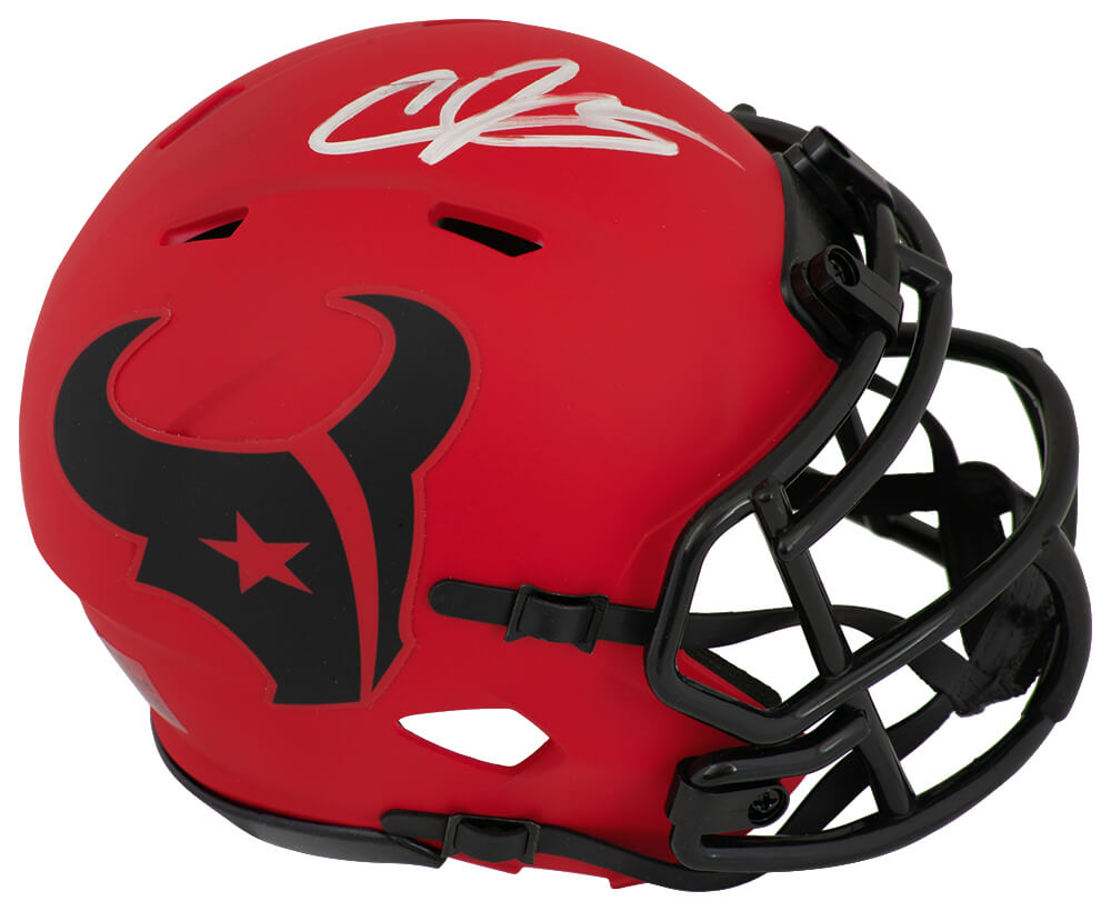 Andre Johnson Signed Houston Texans RAVE Riddell Speed Mini Helmet
