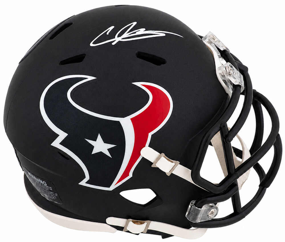 Andre Johnson Signed Houston Texans Riddell Speed Mini Helmet