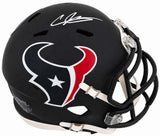 Andre Johnson Signed Houston Texans Riddell Speed Mini Helmet